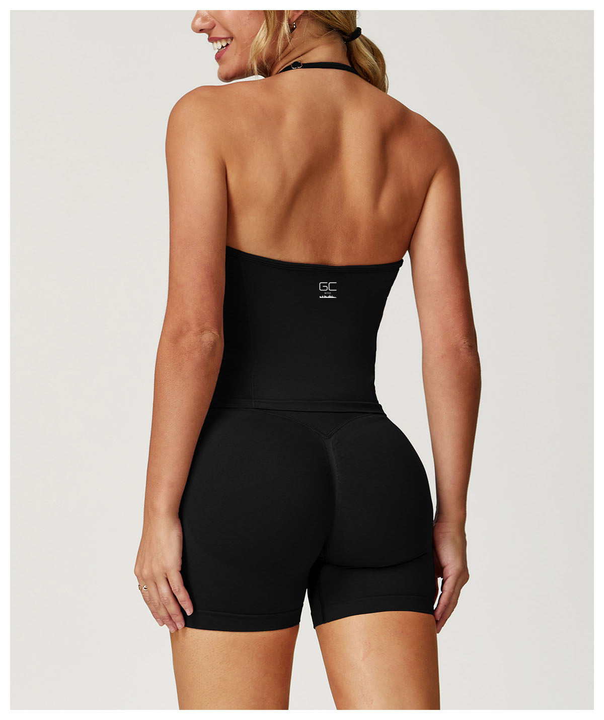 Nellie Halter Tank - Black