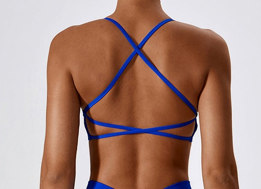 Broadbeach Crop - Electric Blue