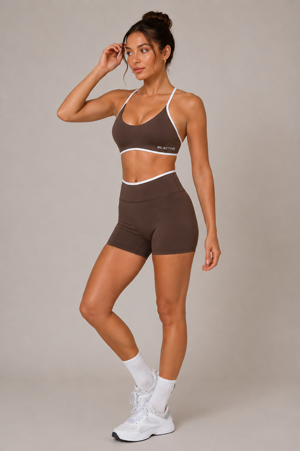 Burleigh Contrast Shorts - Chocolate