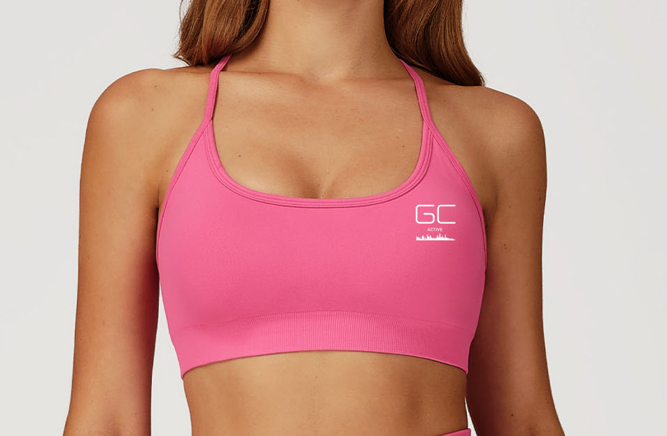 Nellie Racer Back Crop - Pink