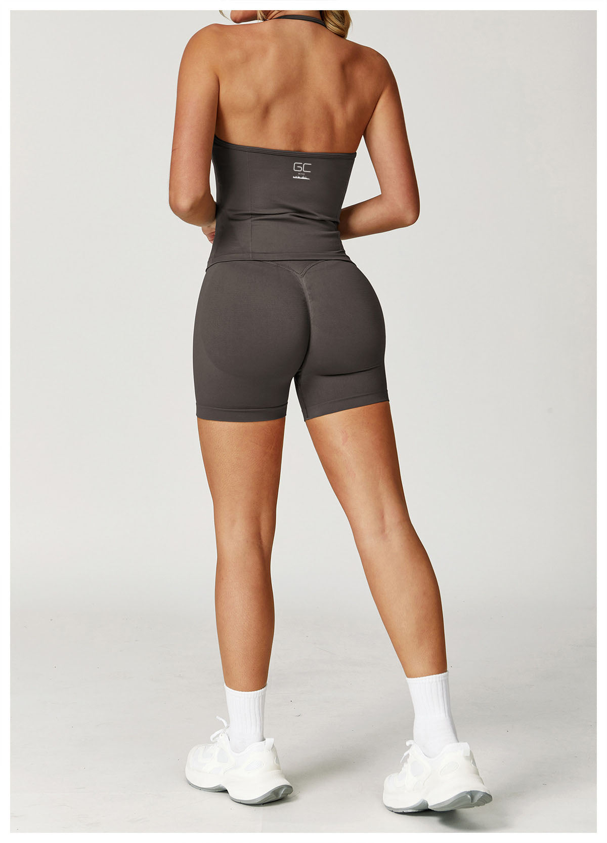 Nellie Halter Tank - Grey