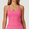 Nellie Cross Back Tank - Pink