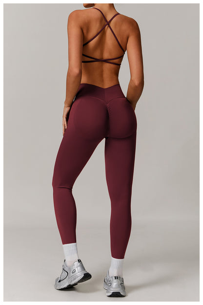 Broadbeach Crop - Burgundy