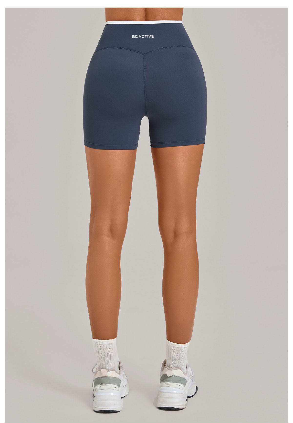 Burleigh Contrast Shorts - Steel Blue