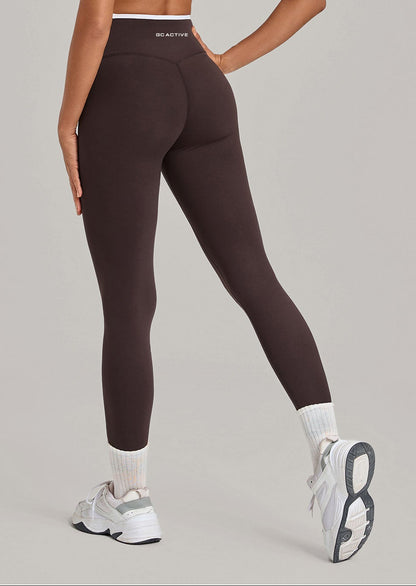 Burleigh Contrast Tights - Chocolate