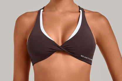 Burleigh Contrast Bralette - Chocolate