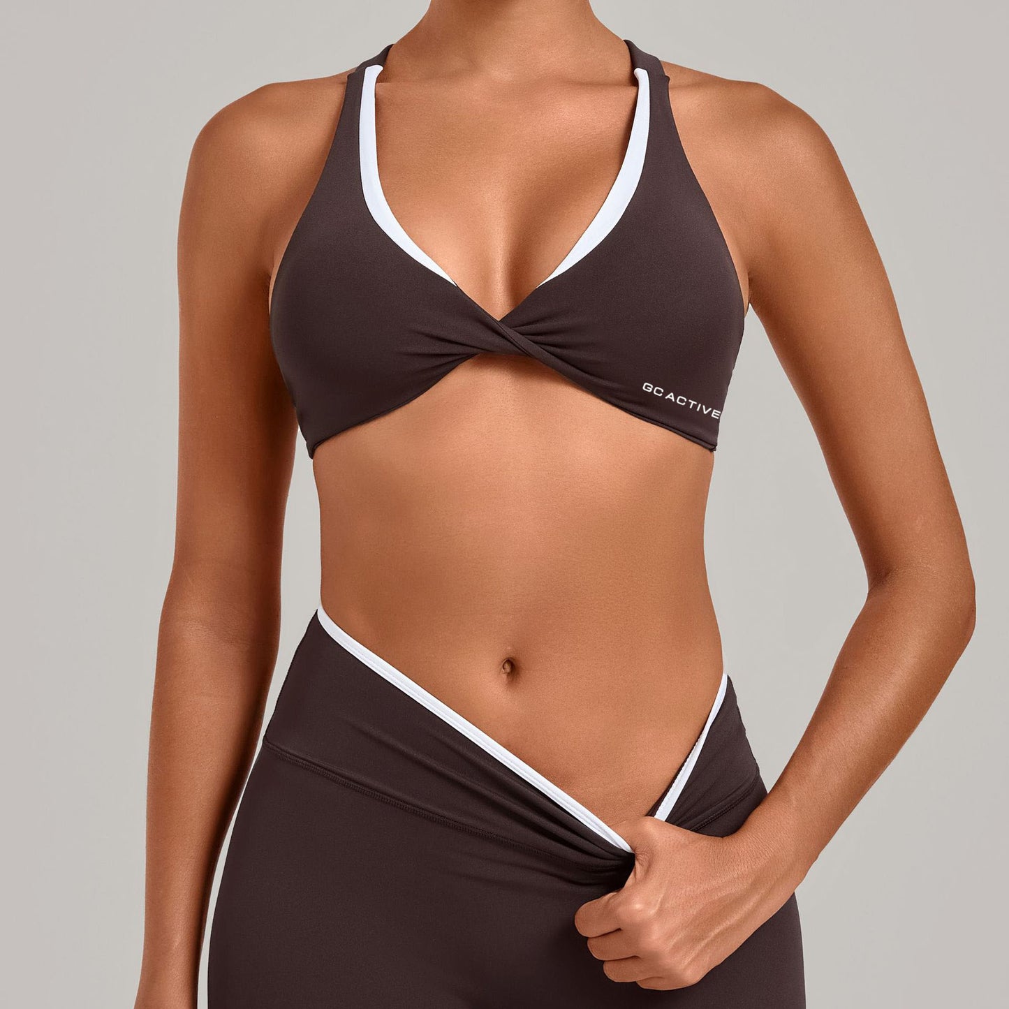 Burleigh Contrast Bralette - Chocolate