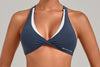 Burleigh Contrast Bralette - Steel Blue