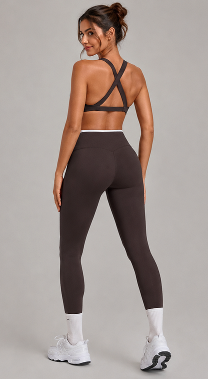Burleigh Contrast Bralette - Chocolate