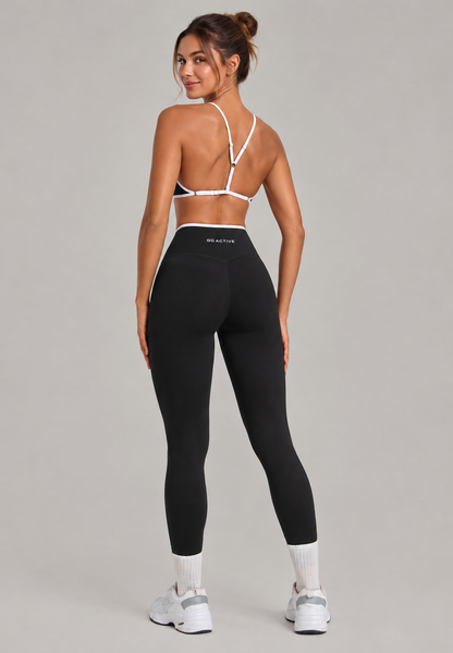 Burleigh Contrast Crop - Black