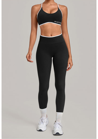 Burleigh Contrast Crop - Black