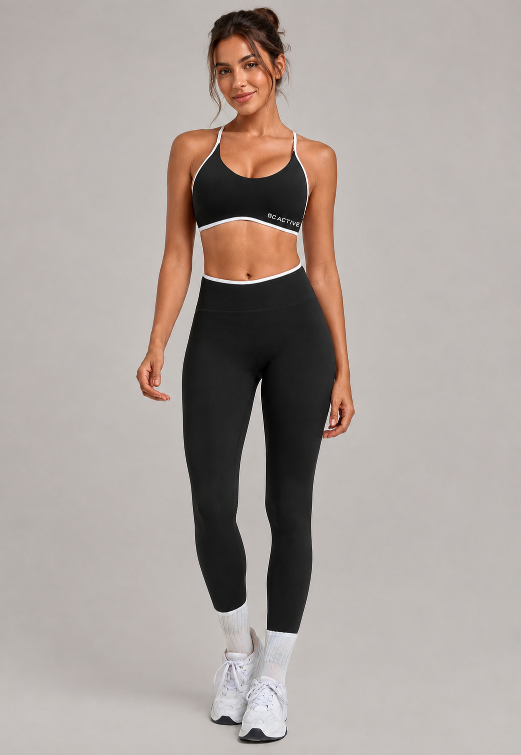 Burleigh Contrast Crop - Black