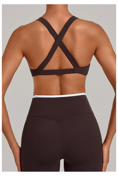 Burleigh Contrast Bralette - Chocolate