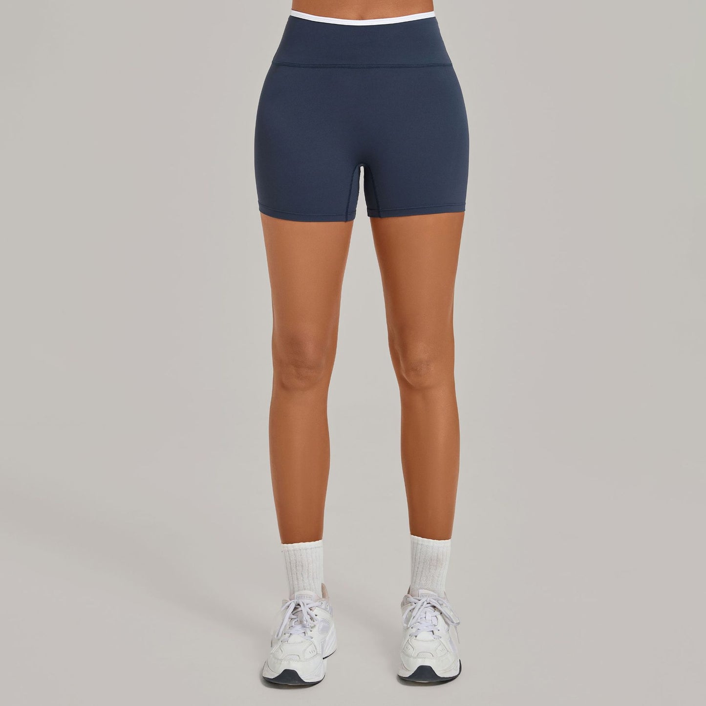 Burleigh Contrast Shorts - Steel Blue