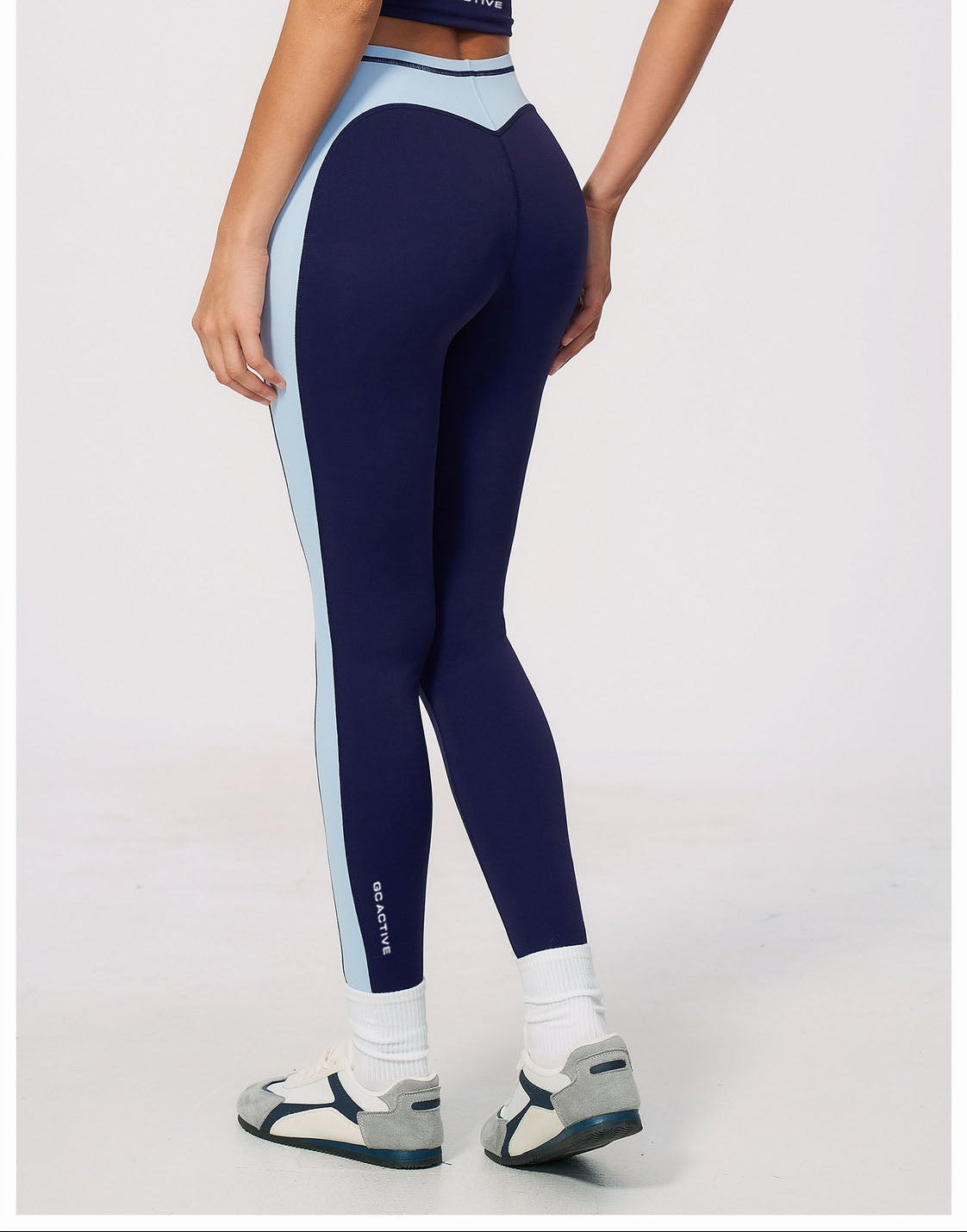 Cooly Colour Block Tights - Tidal
