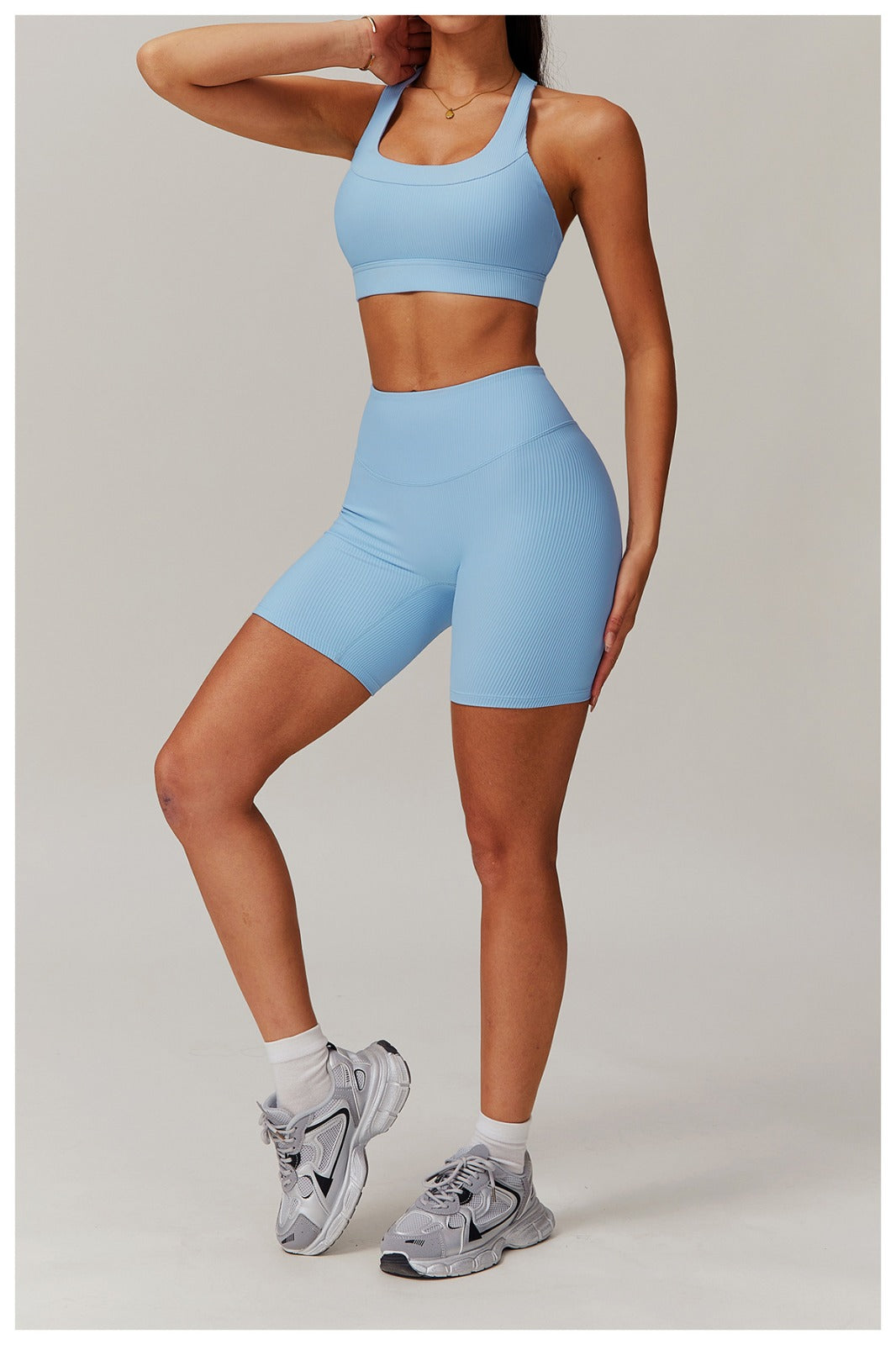 Cooly Crop - Light Blue