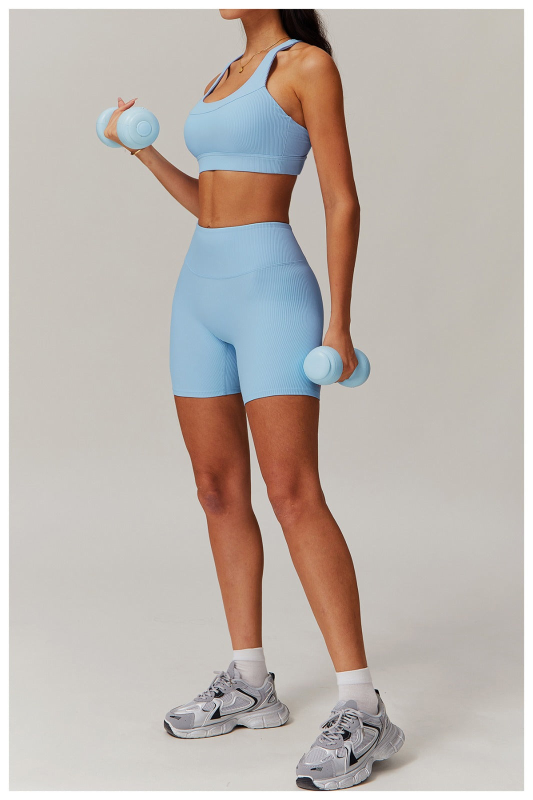 Cooly Crop - Light Blue
