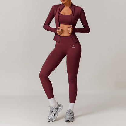 Broadbeach Crop - Burgundy