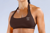 Kirra Halter Crop - Rich Cocoa
