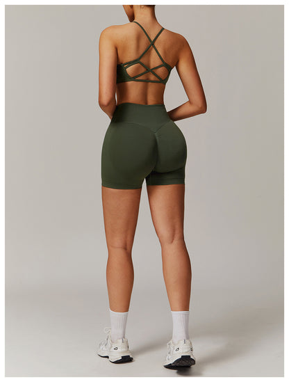 Nellie Shorts - Army Green