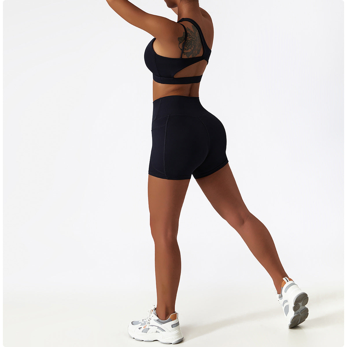 Ribbon Shorts - Black