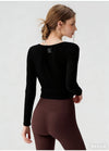 Palm Beach Wrap Top - Black