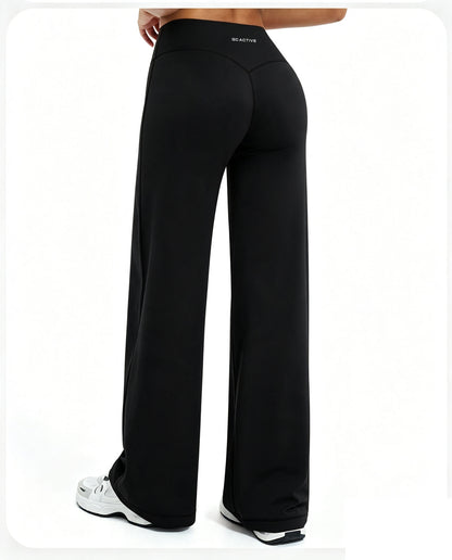 Palm Beach Wide Leg Pants - Black