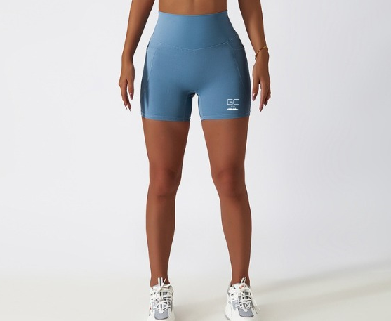 Ribbon Shorts - Blue