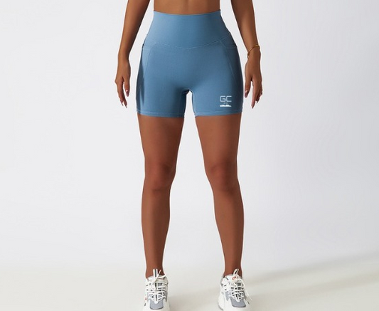 Ribbon Shorts - Blue