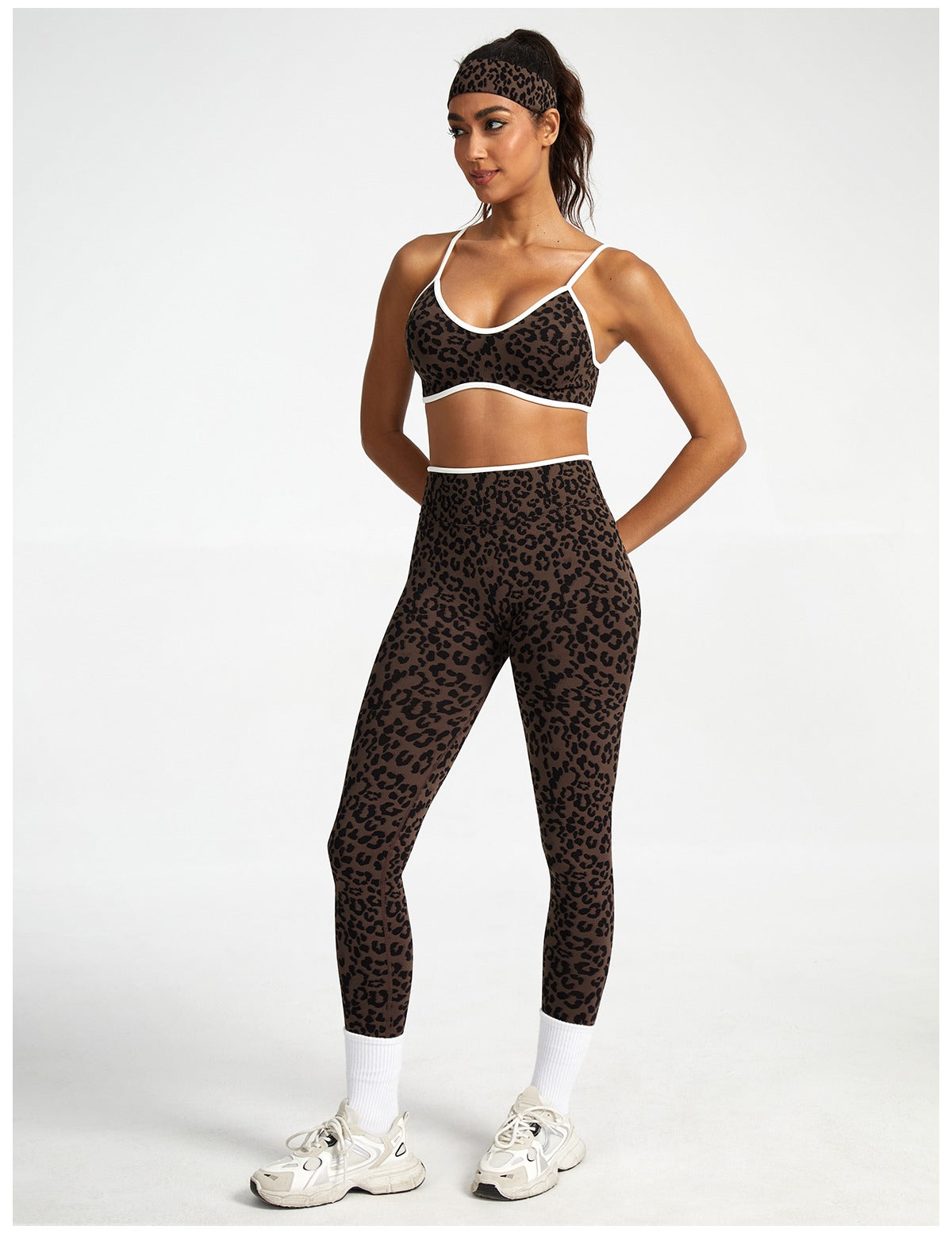 Espresso Leopard Tights
