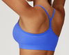 Kirra Racer Back Crop - Blue