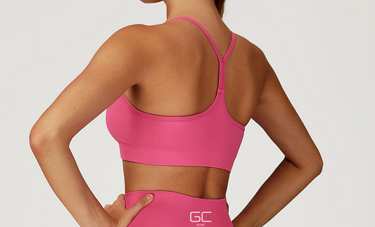 Nellie Racer Back Crop - Pink