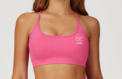 Nellie Racer Back Crop - Pink