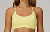 Kirra Racer Back Crop - Lemon